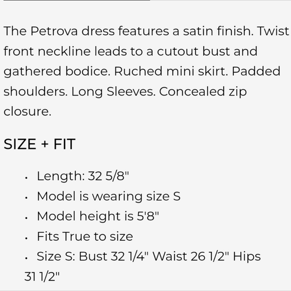 Astr The Label Petrova satin front cutout mini dress - Picture 16 of 16